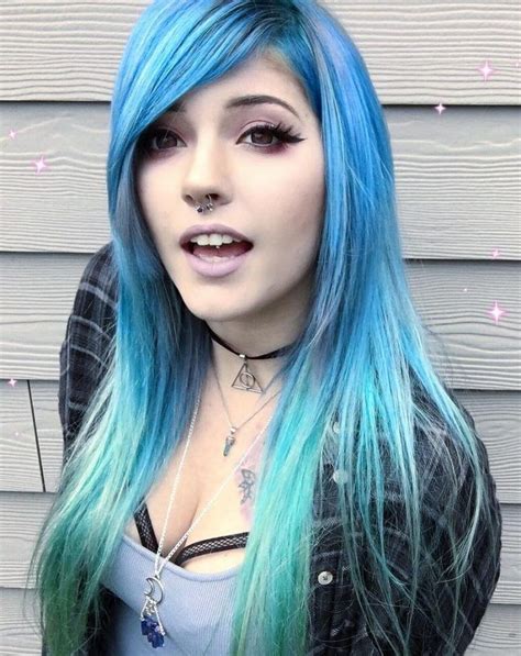 emo hair ideas|More.